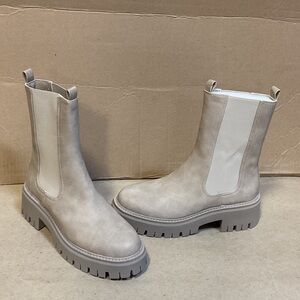 Dolce Vita Taupe Ankle Boots